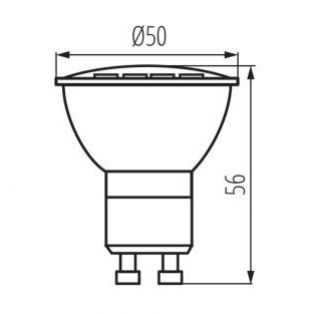 Żarówka LED GU10 4W MR16 4000K neutralna 31231 KANLUX - gu10[8].jpg